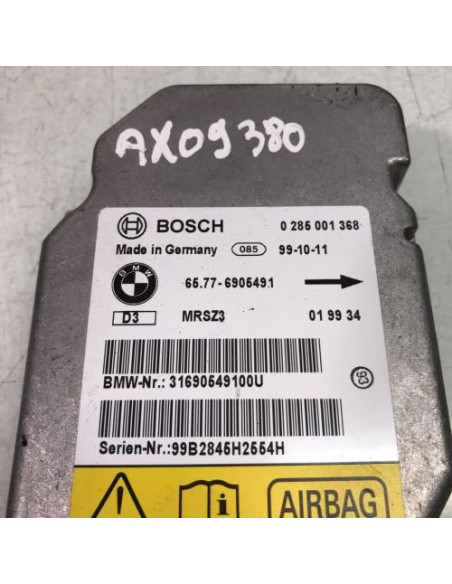 Boitier air bag BMW SERIE 3 E46 PHASE 1 