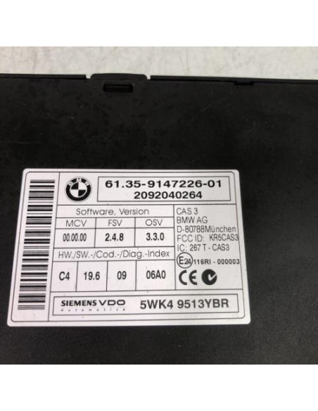 Calculateur BMW SERIE 3 E90 PHASE 2 Essence