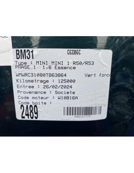 Glace retroviseur gauche MINI MINI 1 R50/R53 PHASE 1 Essence