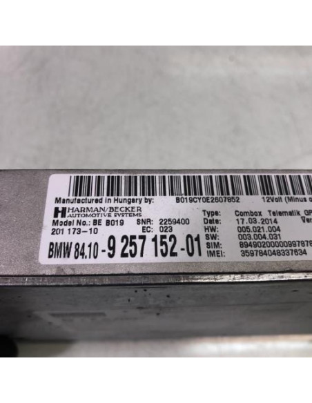 Calculateur BMW SERIE 1 F21 PHASE 1 Diesel