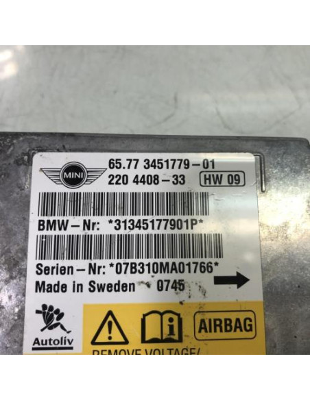 Boitier air bag MINI MINI 2 R55 CLUBMAN PHASE 1 BREAK Essence