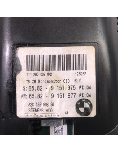 Ecran GPS BMW SERIE 5 E60 PHASE 2 Diesel