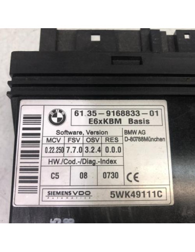 Calculateur BMW SERIE 5 E60 PHASE 2 Diesel