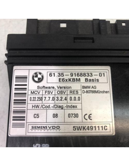 Calculateur BMW SERIE 5 E60 PHASE 2 Diesel