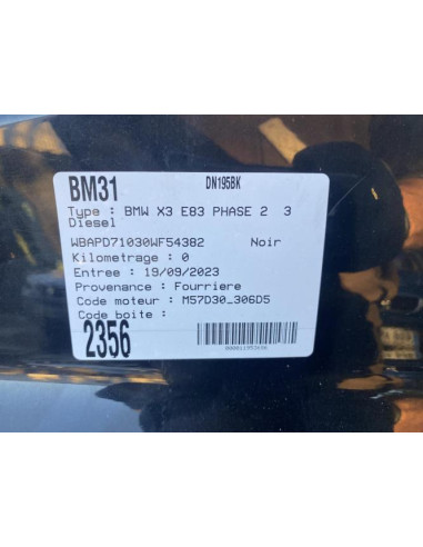 Tuyau de climatisation BMW X3 E83 PHASE 2 Diesel