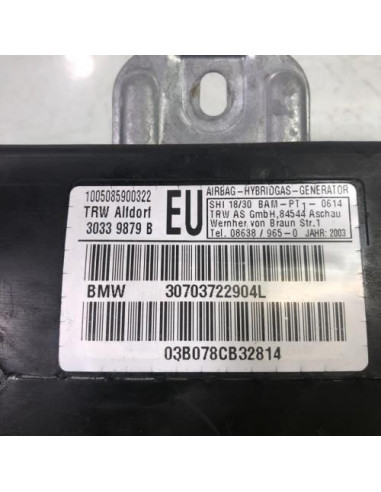 Air bag lateral gauche BMW SERIE 3 E46 TOURING PHASE 2 BREAK 