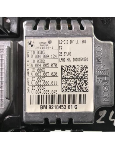 Ecran GPS BMW SERIE 7 F01 PHASE 1 Diesel