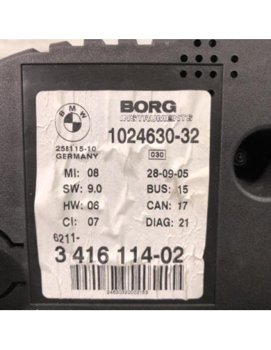 Compteur BMW X3 E83 PHASE 2 Diesel