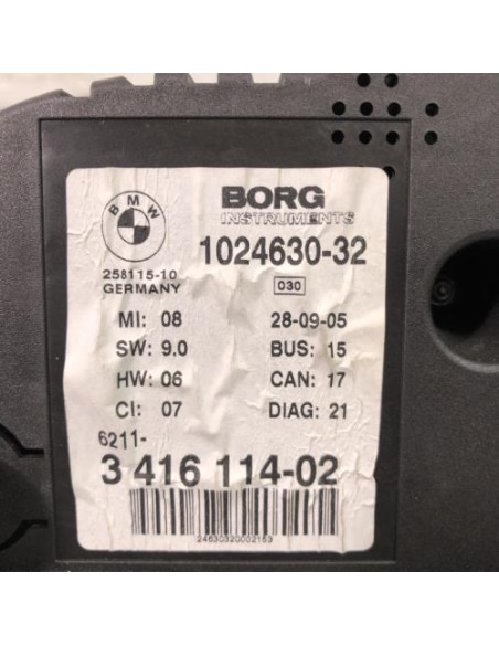 Compteur BMW X3 E83 PHASE 2 Diesel