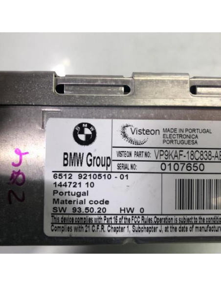 Autoradio d'origine BMW SERIE 1 E87 PHASE 2 Diesel