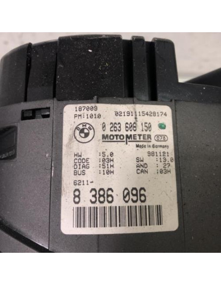 Compteur BMW SERIE 3 E46 PHASE 1 Diesel
