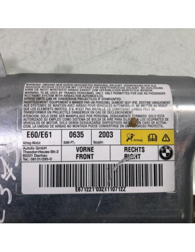 Air bag lateral droit BMW SERIE 5 E60 PHASE 2 Diesel