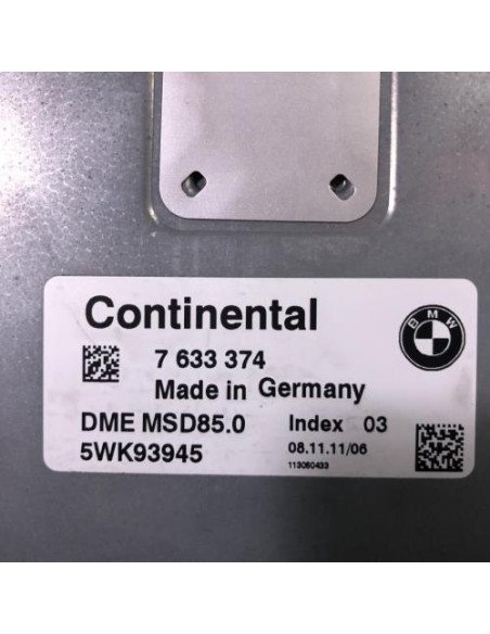 Calculateur moteur BMW SERIE 7 F02/F04 LIMOUSINE PHASE 1 