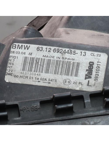 Optique avant principal gauche (feux)(phare) BMW SERIE 1 E87 PHASE 1 Diesel