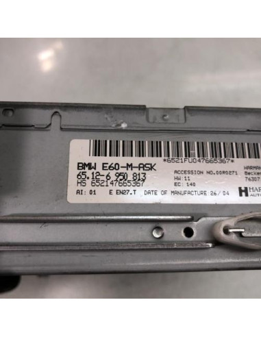 Autoradio d'origine BMW SERIE 5 E60 PHASE 1 