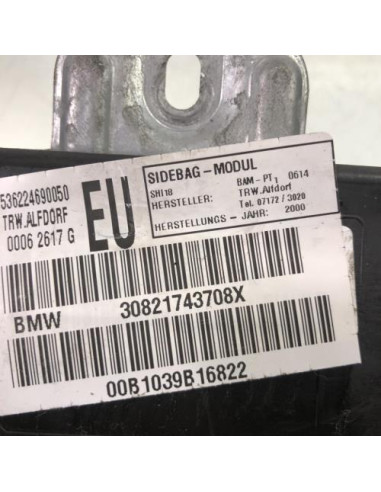 Air bag lateral gauche BMW SERIE 3 E46 PHASE 1 Diesel