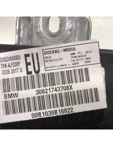 Air bag lateral gauche BMW SERIE 3 E46 PHASE 1 Diesel