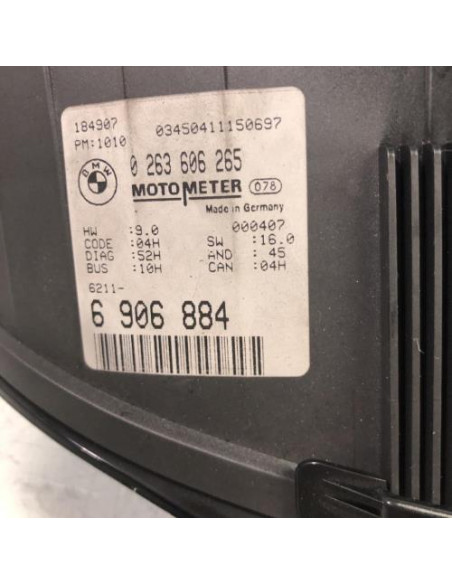 Compteur BMW SERIE 3 E46 PHASE 1 Diesel