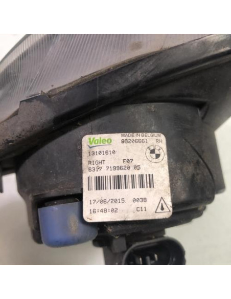 Anti brouillard droit (feux) BMW SERIE 5 F07 GRAN TURISMO PHASE 1 