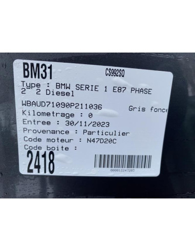 Turbo BMW SERIE 1 E87 PHASE 2 Diesel