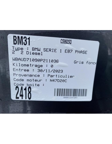 Compresseur clim BMW SERIE 1 E87 PHASE 2 Diesel