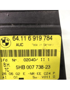 Commande chauffage BMW SERIE 3 E46 TOURING PHASE 2 BREAK Diesel 2