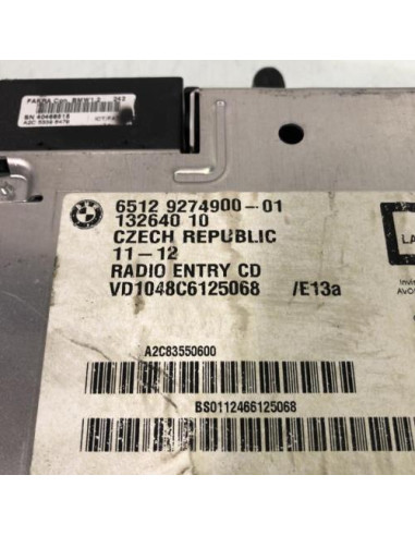 Autoradio d'origine BMW SERIE 1 F21 PHASE 1 Essence