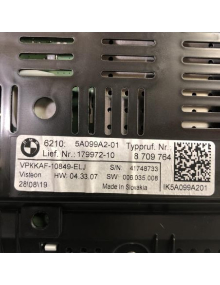 Compteur BMW SERIE 1 F40 