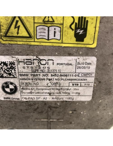 Compresseur clim BMW X5 G05 