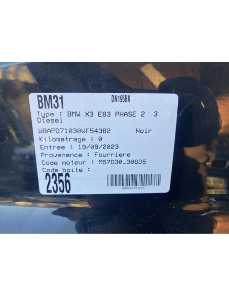 Autoradio d'origine BMW X3 E83 PHASE 2 Diesel