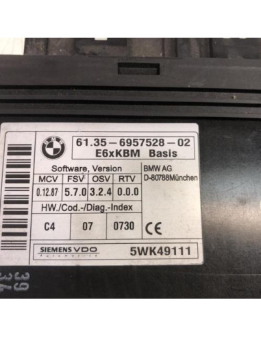 Calculateur BMW SERIE 5 E60 PHASE 2 Diesel