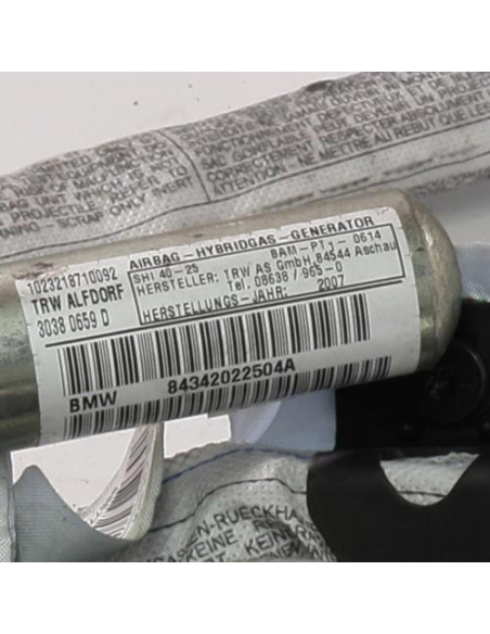 Air bag rideau gauche BMW X3 E83 PHASE 2 Diesel