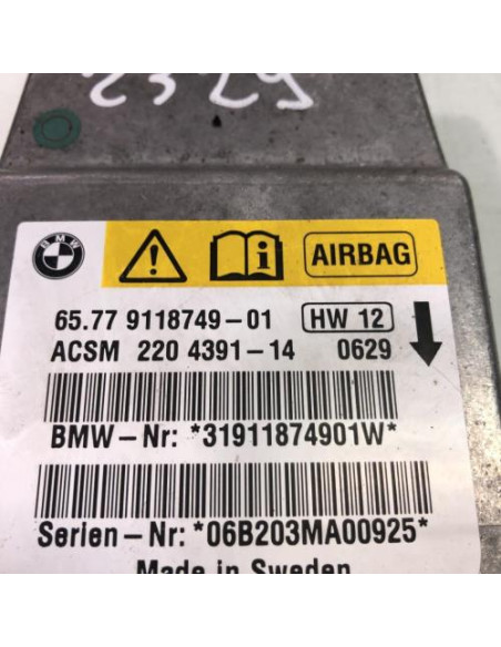 Boitier air bag BMW Z4 E85 ROADSTER PHASE 2 CABRIOLET Essence