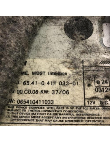 Calculateur BMW SERIE 6 E63 COUPE PHASE 1 Essence