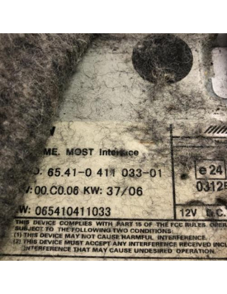 Calculateur BMW SERIE 6 E63 COUPE PHASE 1 Essence