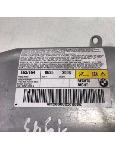 Air bag lateral gauche BMW SERIE 6 E63 COUPE PHASE 1 Essence