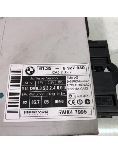 Calculateur BMW SERIE 6 E63 COUPE PHASE 1 Essence