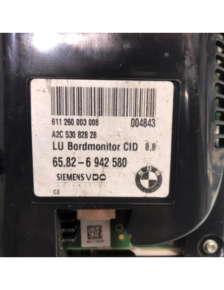 Ecran GPS BMW SERIE 6 E63 COUPE PHASE 1 Essence