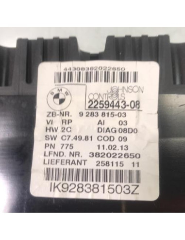 Compteur BMW SERIE 3 E90 PHASE 2 Diesel