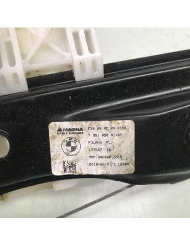 Moteur leve vitre arriere droit BMW SERIE 3 F31 TOURING PHASE 2 BREAK Diesel