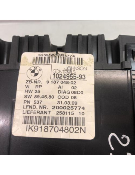 Compteur BMW SERIE 1 E88 CABRIO Diesel