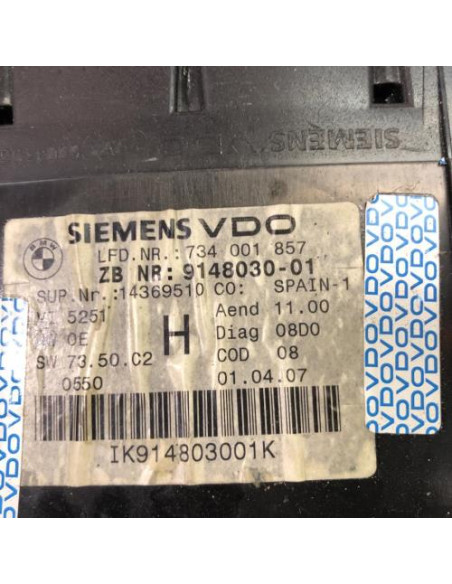 Compteur BMW SERIE 3 E91 TOURING PHASE 1 BREAK Diesel