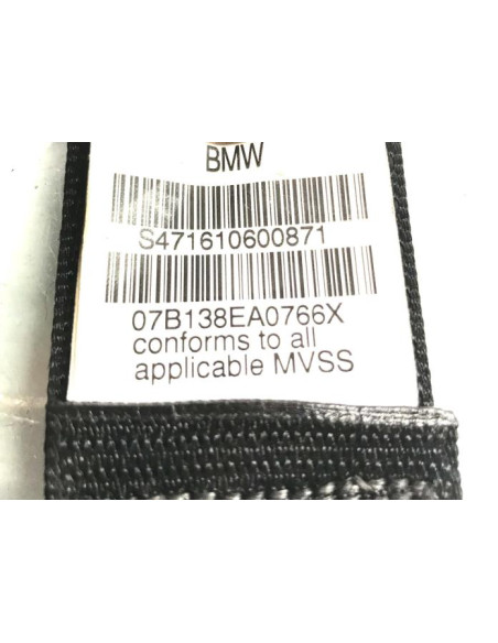 Ceinture arriere droit BMW X5 E70 PHASE 1 Diesel
