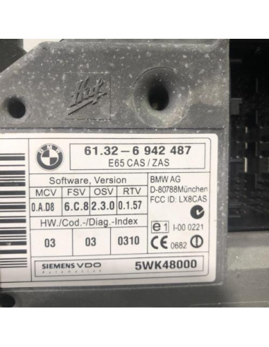 Lecteur de carte (neiman) BMW SERIE 7 E65 PHASE 1 