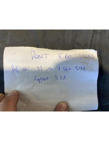 Pont (propulsion) BMW SERIE 5 E60 PHASE 1 Essence