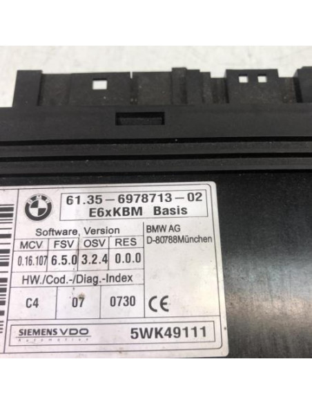 Calculateur BMW SERIE 5 E60 PHASE 1 