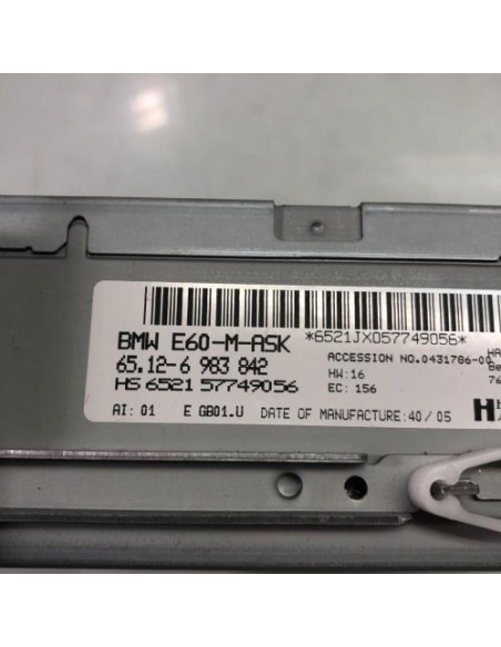 Autoradio d'origine BMW SERIE 5 E60 PHASE 1 