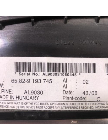 Ecran GPS BMW SERIE 3 E91 TOURING PHASE 2 BREAK Diesel