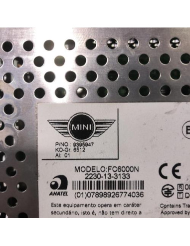 Autoradio d'origine MINI MINI 3 F56 PHASE 1 Essence