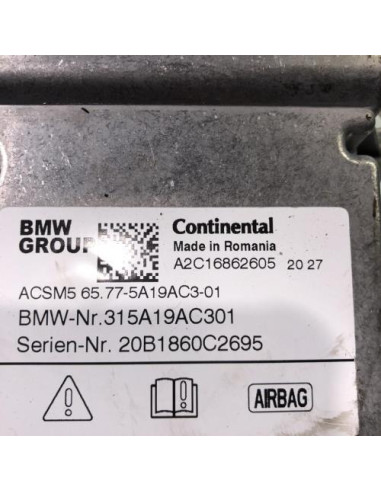 Boitier air bag BMW SERIE 1 F40 Diesel